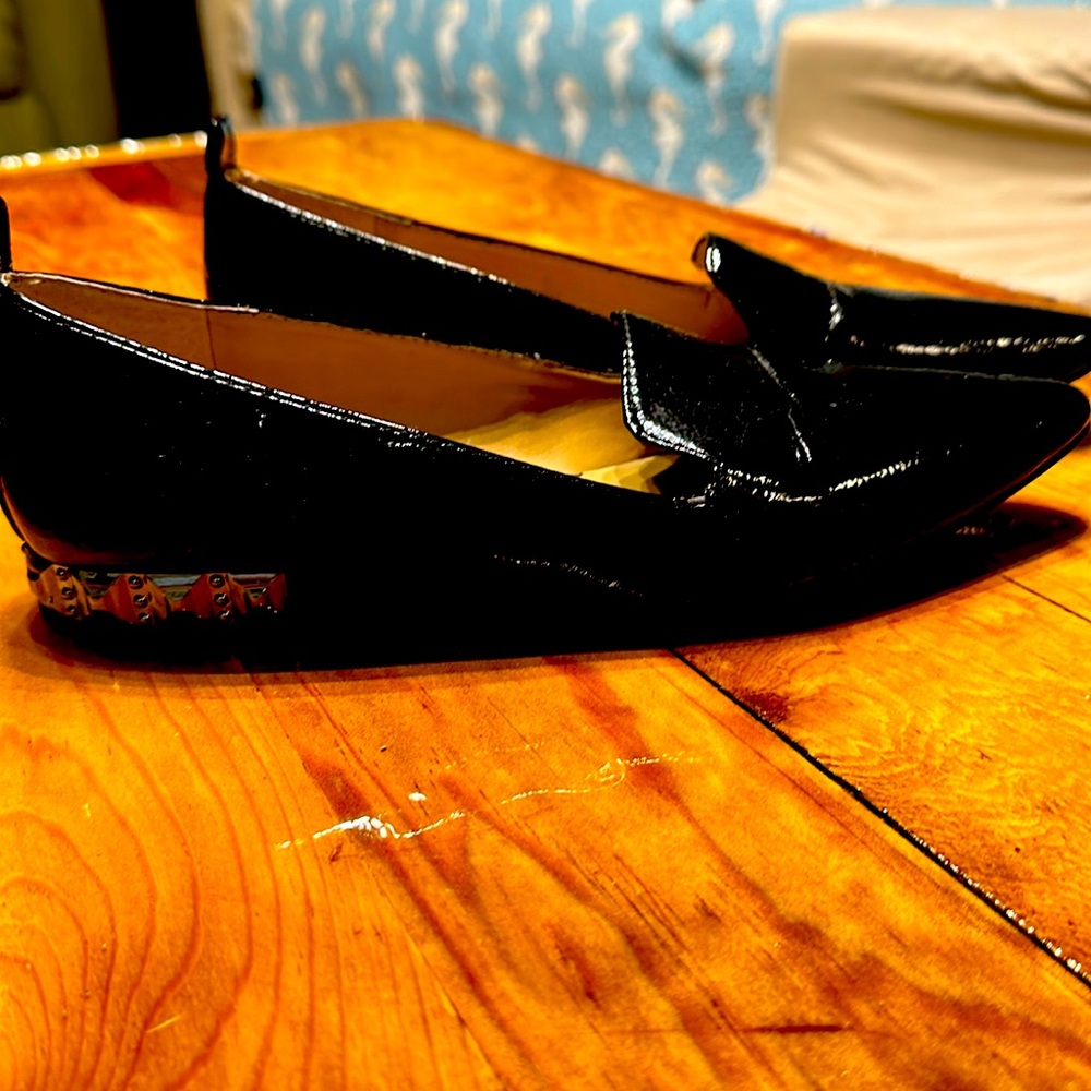 Black paten leather with gorgeous heel